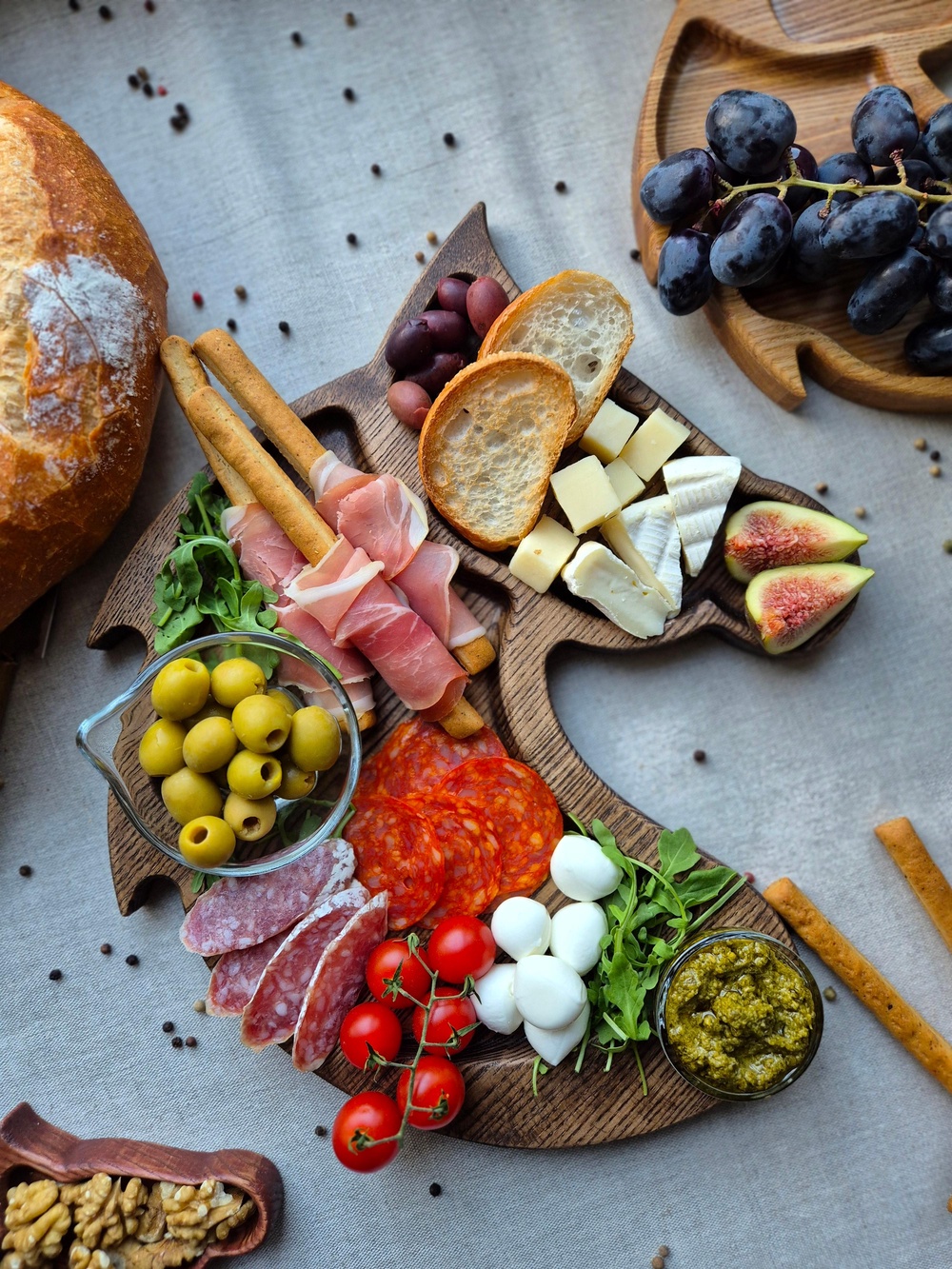 Деревянные менажницы "Лошадки"