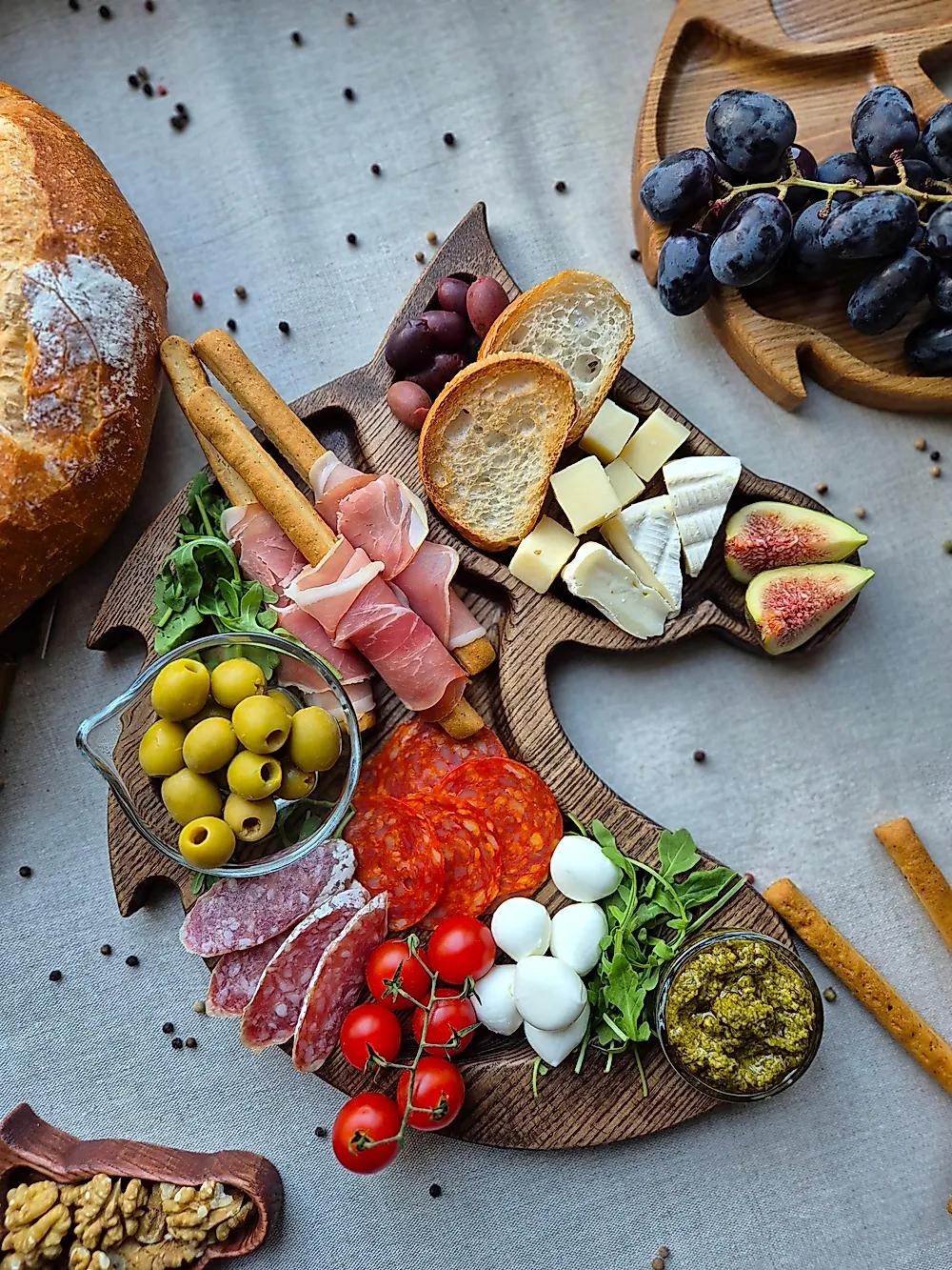 Деревянные менажницы "Лошадки"