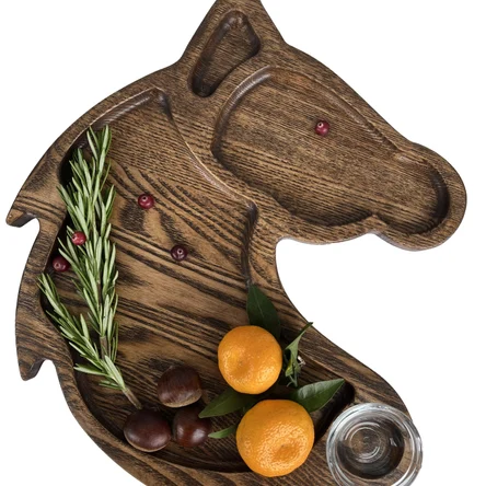 Менажница «Огненная лошадка» 32х36см