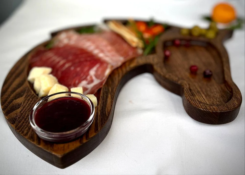 Деревянные менажницы  "Лошадки"