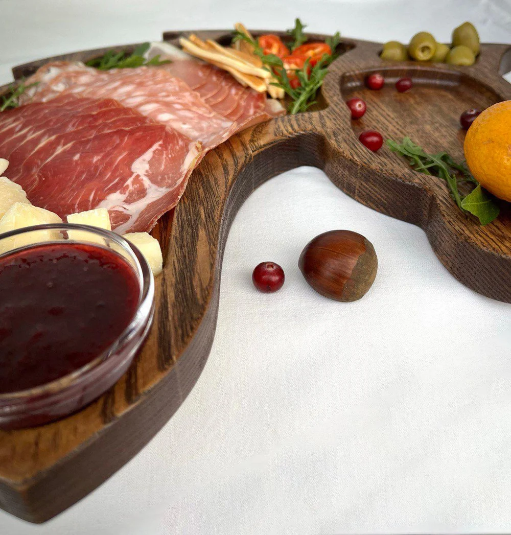 Деревянные менажницы  "Лошадки"